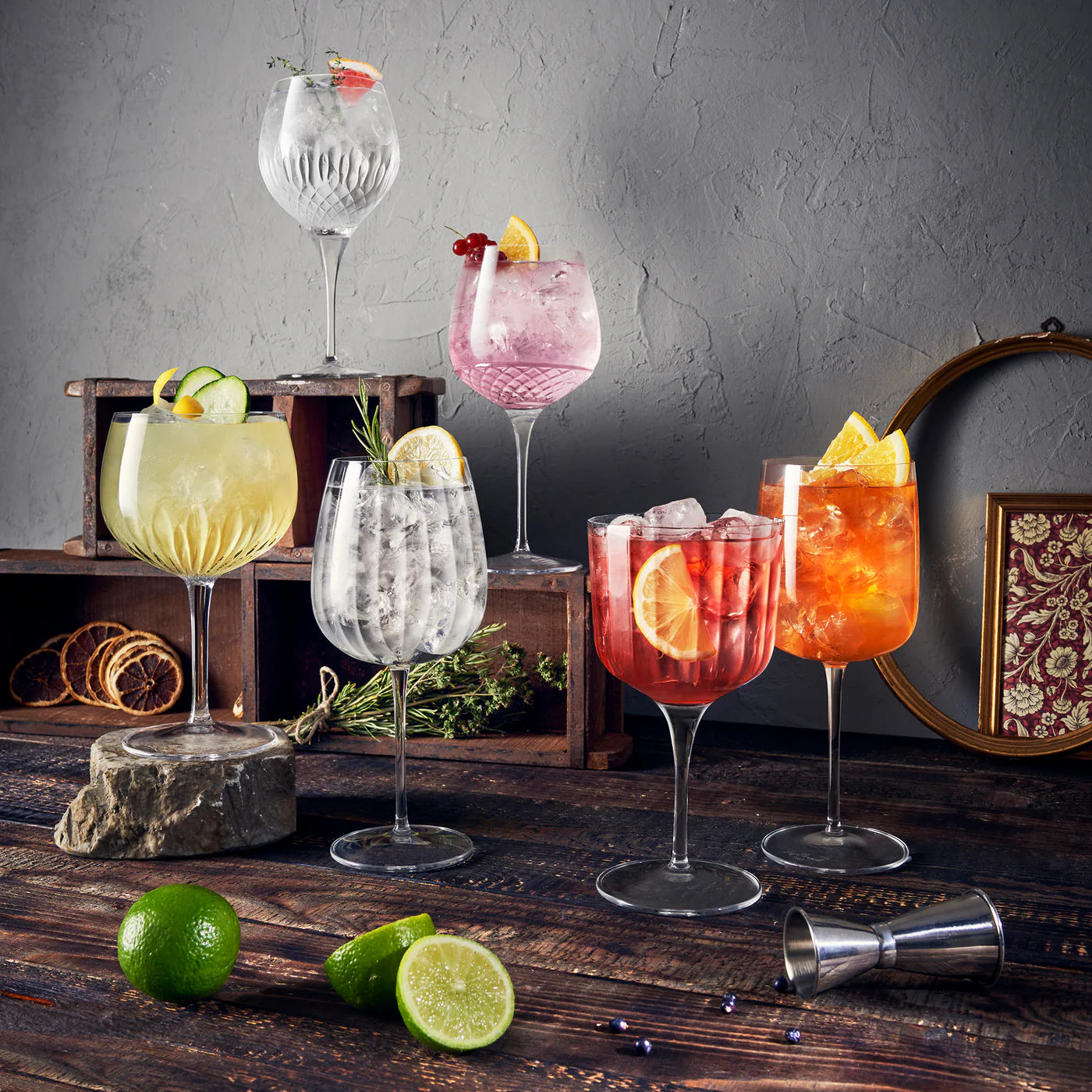 Plymouth gin glass